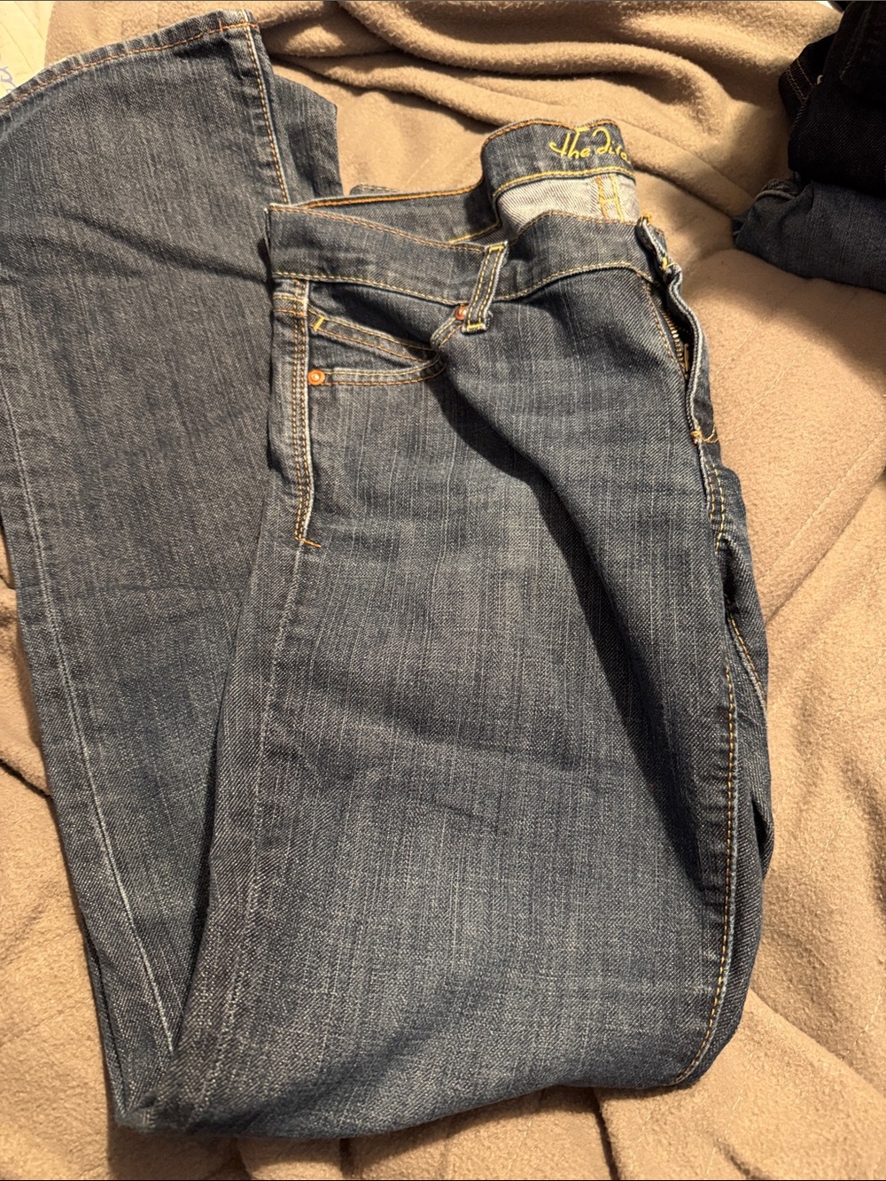 Classic Women's Blue Denim Jeans - Casual Straight Fit